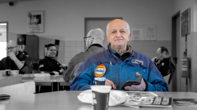 Platensnijder Huib Versluis neemt afscheid van De Waal